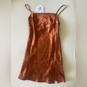 Princess Polly Norman midi dress Rust